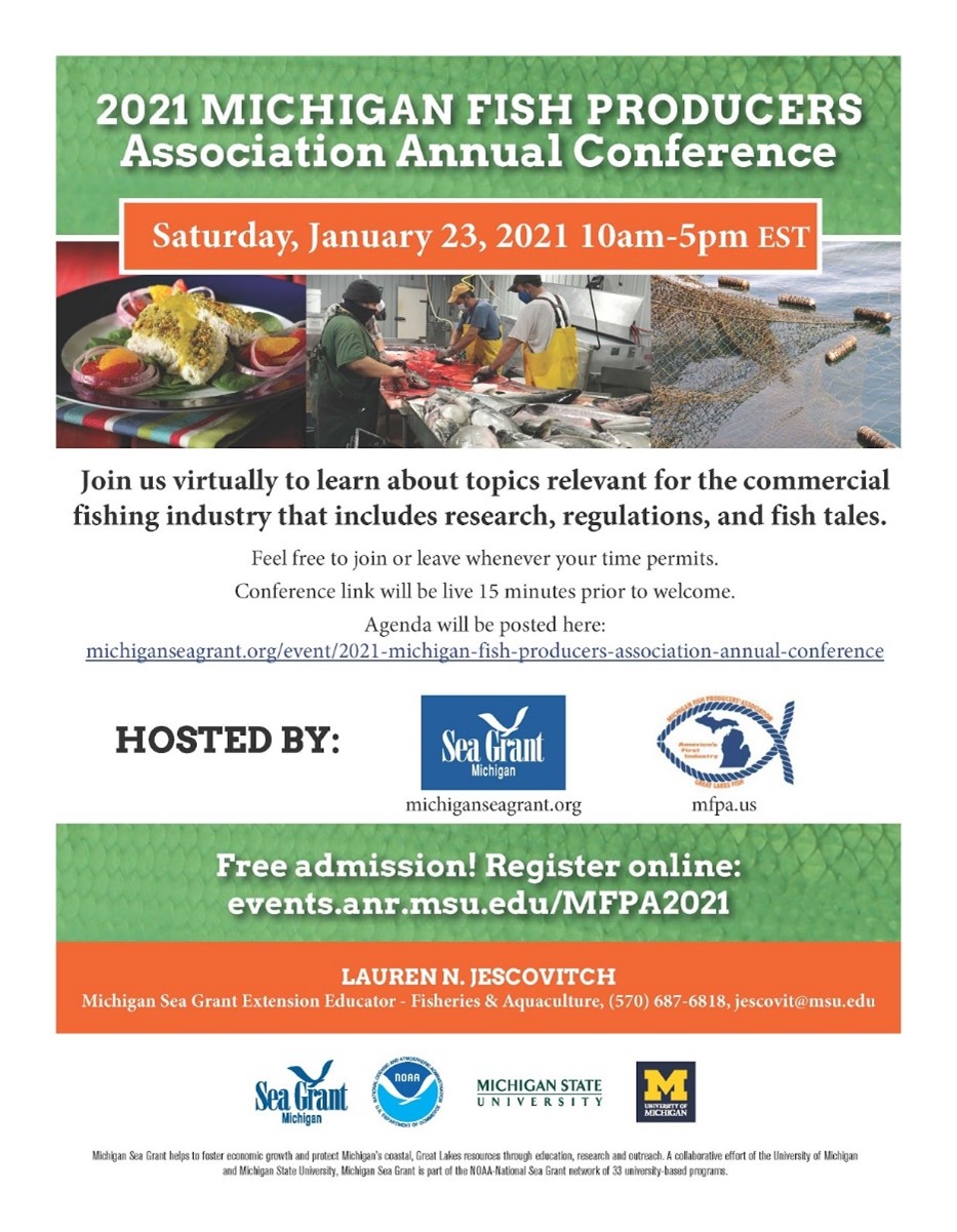 Fish producer annual conference flyer